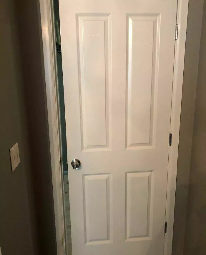 When partners took cluelessness to new heights - #4 My wife asked me to measure the door, but I said all doors are the same size