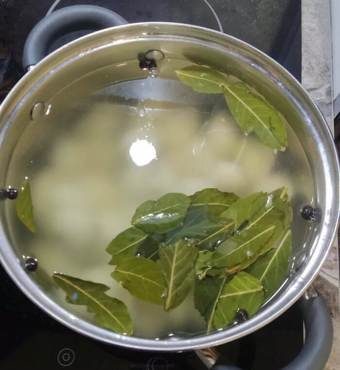When partners took cluelessness to new heights - #48 Grateful to my husband for cooking dumplings, but 24 bay leaves instead of 2-4?