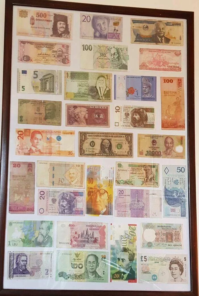 Unique and impressive collections shared by enthusiasts - #19 Banknotes collected from my travels to various countries over the years Unique and impressive collections shared by enthusiasts - #19 Banknotes collected from my travels to various countries over the years