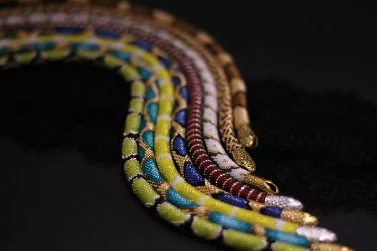 Unique and impressive collections shared by enthusiasts - #26 A cute little crochet snake collection that keeps growing