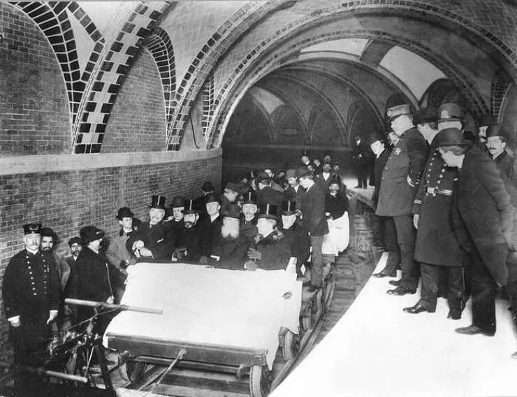 Captivating rare photos worth exploring - #13 The opening of New York City's first subway in 1904