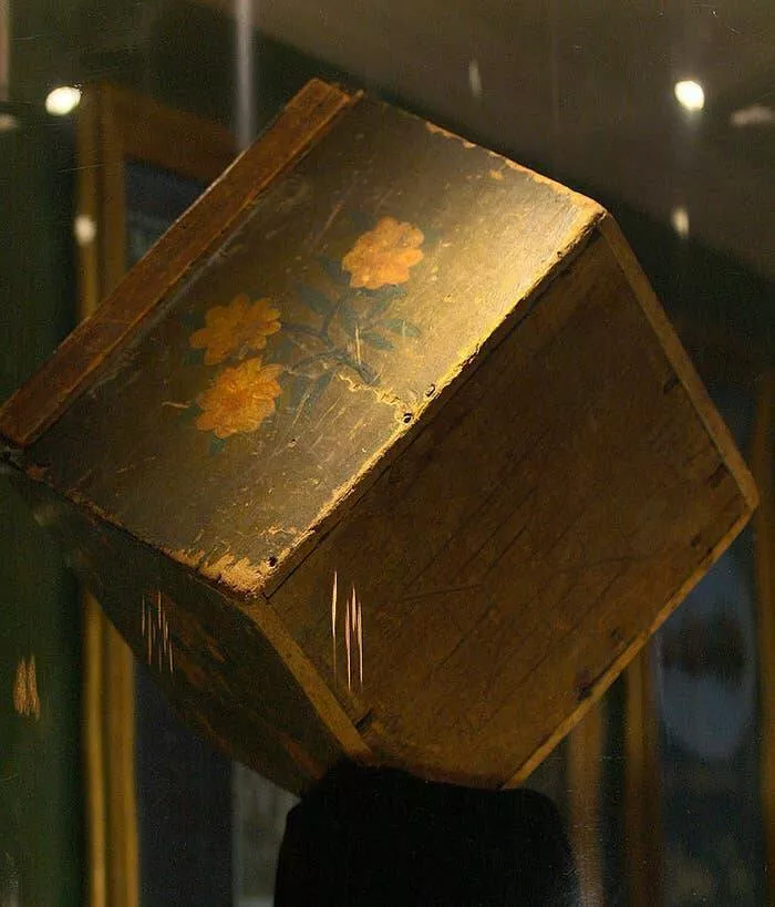 Captivating rare photos worth exploring - #3 One of two surviving tea chests from the Boston Tea Party, 1773
