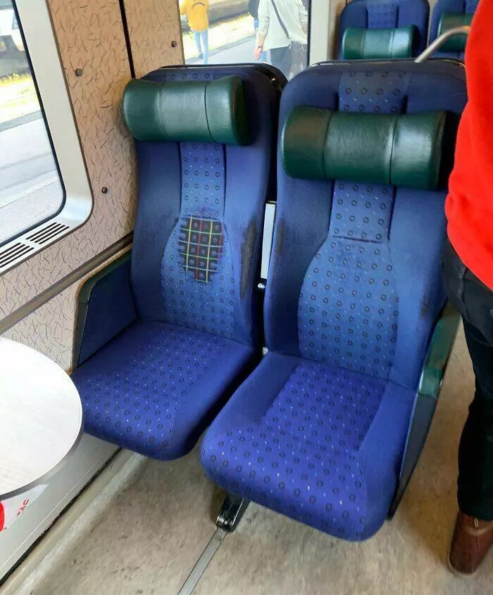 Hilarious moments from married life - #39 The more this seat wears, the more it reveals its older design