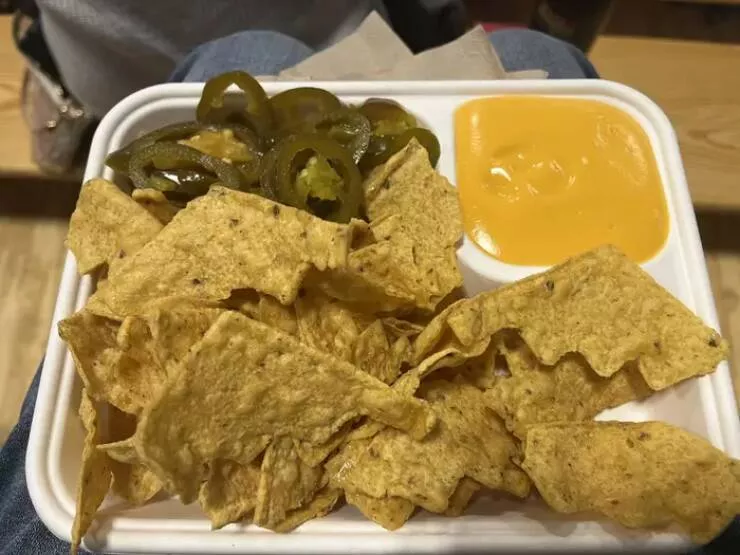 Rare and fascinating photos you have to see - #9 Stealth bomber-shaped tortilla chips served at the Air Force Academy