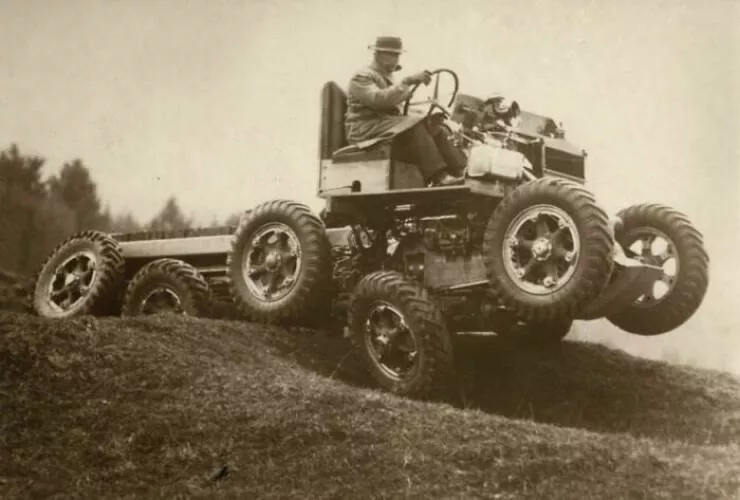 Revolutionary inventions from the past - #43 All-Terrain Vehicle Conquering 65-Degree Slopes
