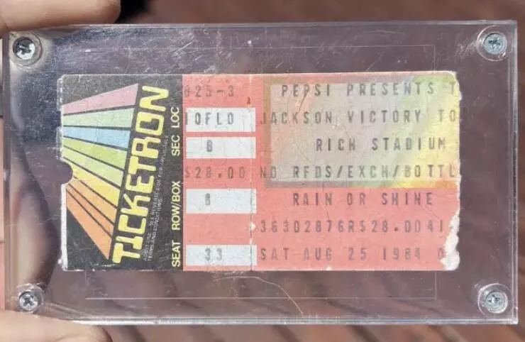 Fascinating historical facts they skipped in class - #15 As will the price of this 1984 Michael Jackson ticket.
