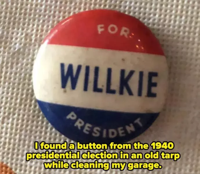 Fascinating historical facts they skipped in class - #35 Buttons from old elections are super weird to see today. I can't even imagine how different presidential elections were before modern media.