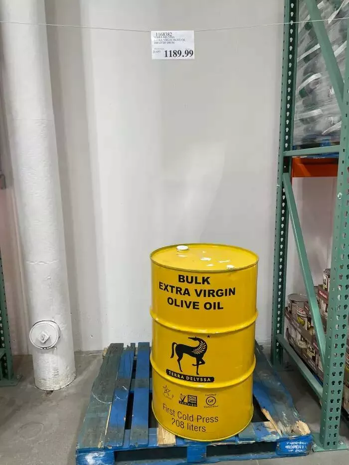 Fascinating images from around the world - #14 A massive barrel of olive oil costs about $1,190 at Costco: