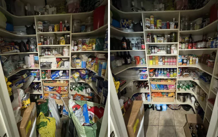Neatly arranged things thatll calm your soul - #8 Spent the Holidays at My In-Laws—Their Pantry Was a Mess. Here’s the Before and After