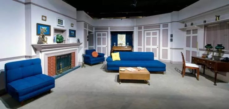 Rarely seen photos of iconic places that will change your perspective - #16 The I Love Lucy set, captured in full color: