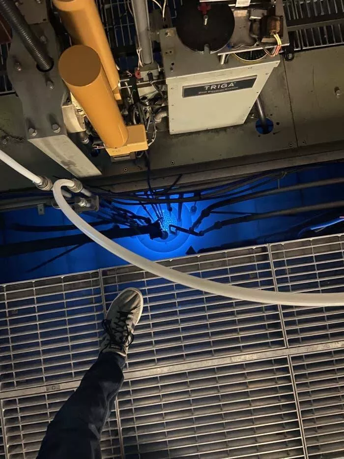 Rarely seen photos of iconic places that will change your perspective - #19 A nuclear reactor as seen from above: