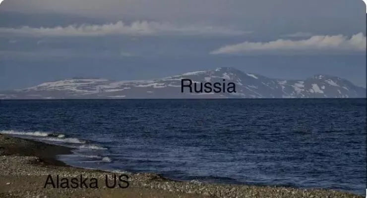 Photos rares de lieux emblematiques qui vont changer votre regard - #43 La Russie et l’Alaska—beaucoup plus proches qu’on ne l’imagine: