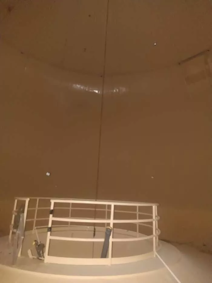 Rarely seen photos of iconic places that will change your perspective - #46 Ever wondered what the inside of a water tower looks like? Here it is: