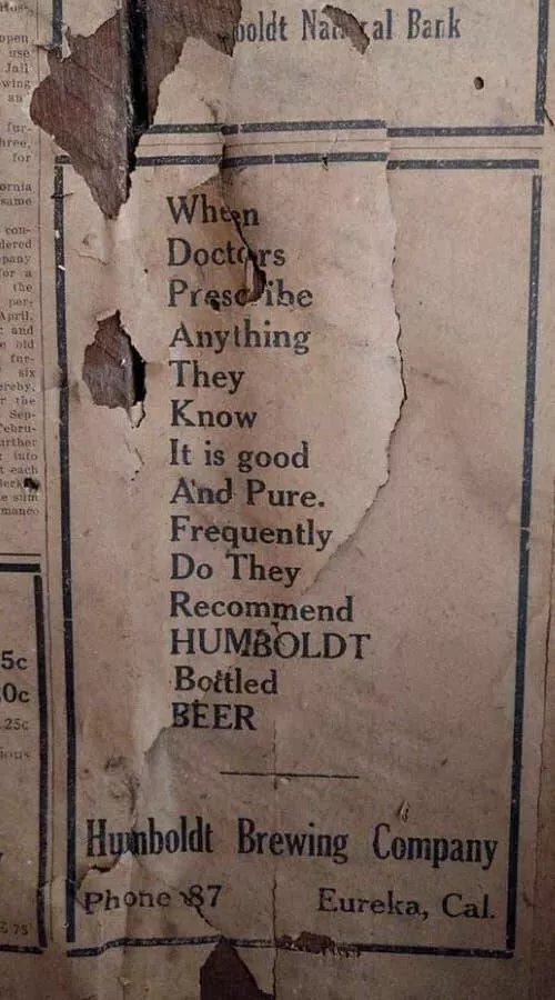 Photos rares des annees 1900 qui devoilent un monde totalement different - #18 Une publicité pour la bière des années 1920: Photos rares des annees 1900 qui devoilent un monde totalement different - #18 Une publicité pour la bière des années 1920: