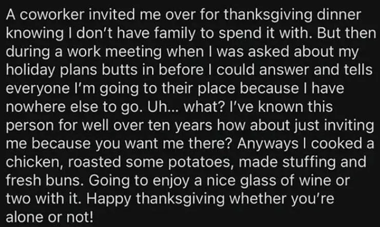 When awful coworkers pushed too far and got put on blast - #17 Coworker Thinks I’m A Charity Case