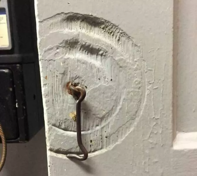 Time leaves its mark on everything - #22 This Door Handle Area Is Completely Worn From Years of Unlocking