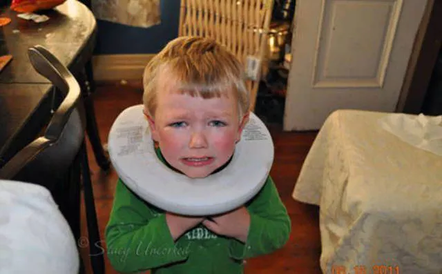 40 kids stuck in funny situations - #18 