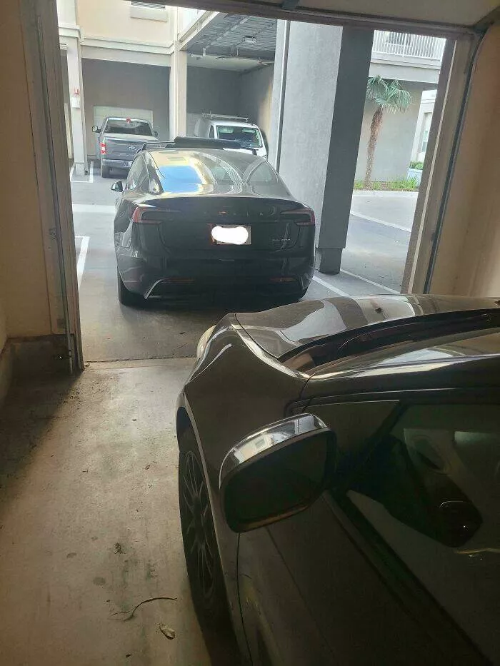 Courtesy a lost art in modern times - #12 Parking in Your Own Spot and Using Your Garage Charger—Apparently Too Complicated
