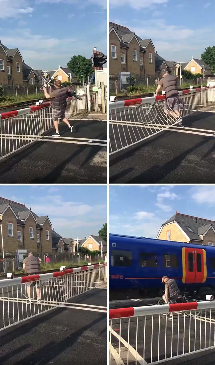 Courtesy a lost art in modern times - #17 Crossing the Tracks Early Like They’re the Star of a Movie