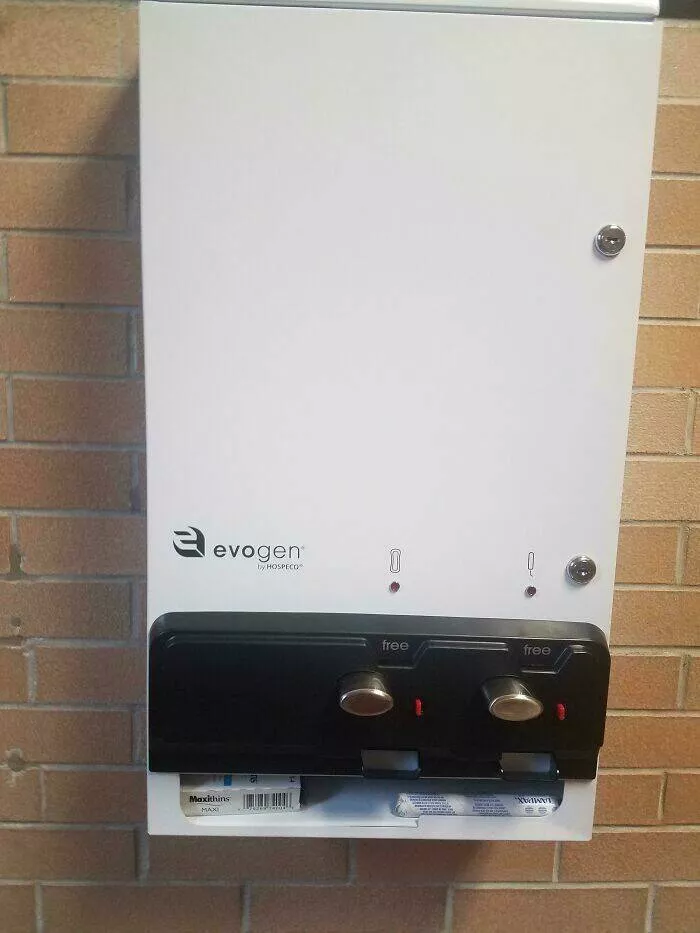 Behind the classroom doors a shocking look at us schools - #1 My School Installed Free Pad and Tampon Dispensers in the Girls' Bathrooms