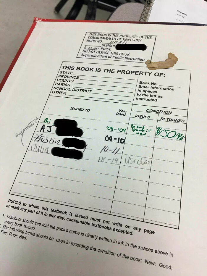 Behind the classroom doors a shocking look at us schools - #10 My Little Sister Got the Exact Same Physics Book I Had 10 Years Ago
