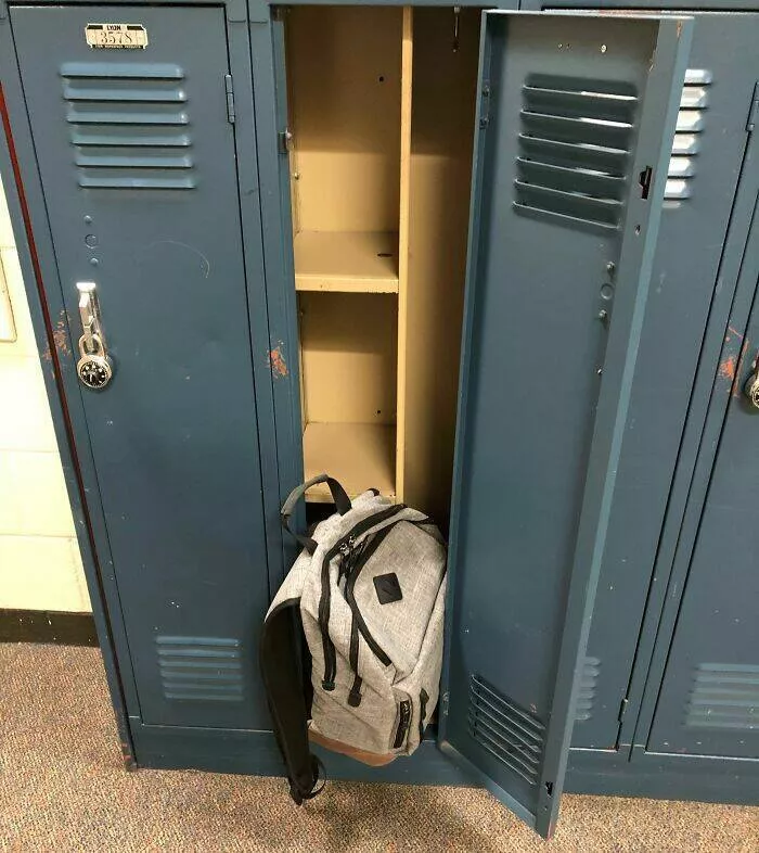 Behind the classroom doors a shocking look at us schools - #13 My Locker Has Shelves So Awkwardly Placed, I Can’t Even Fit My Backpack