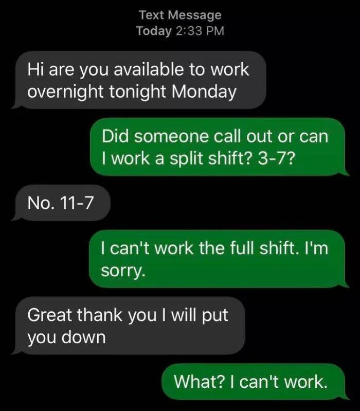 Toxic leadership vibes where team spirit went to die - #2 “Great, Thanks. I’ll Put You Down” – My Boss, With No Context Toxic leadership vibes where team spirit went to die - #2 “Great, Thanks. I’ll Put You Down” – My Boss, With No Context