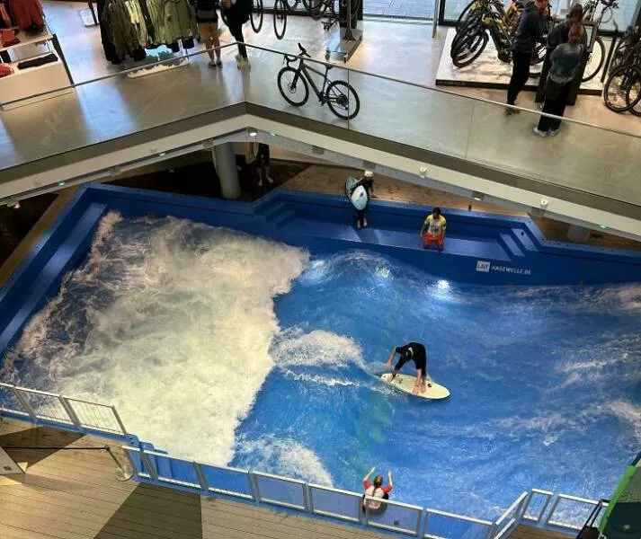 Photos so unreal youd think theyre edited - #27 This German Store Lets You Surf Inside — Literally