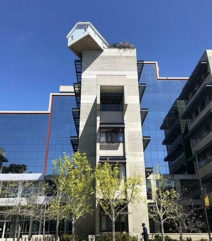 Photos so unreal youd think theyre edited - #28 Engineering Flex: My College Built a House on the Roof