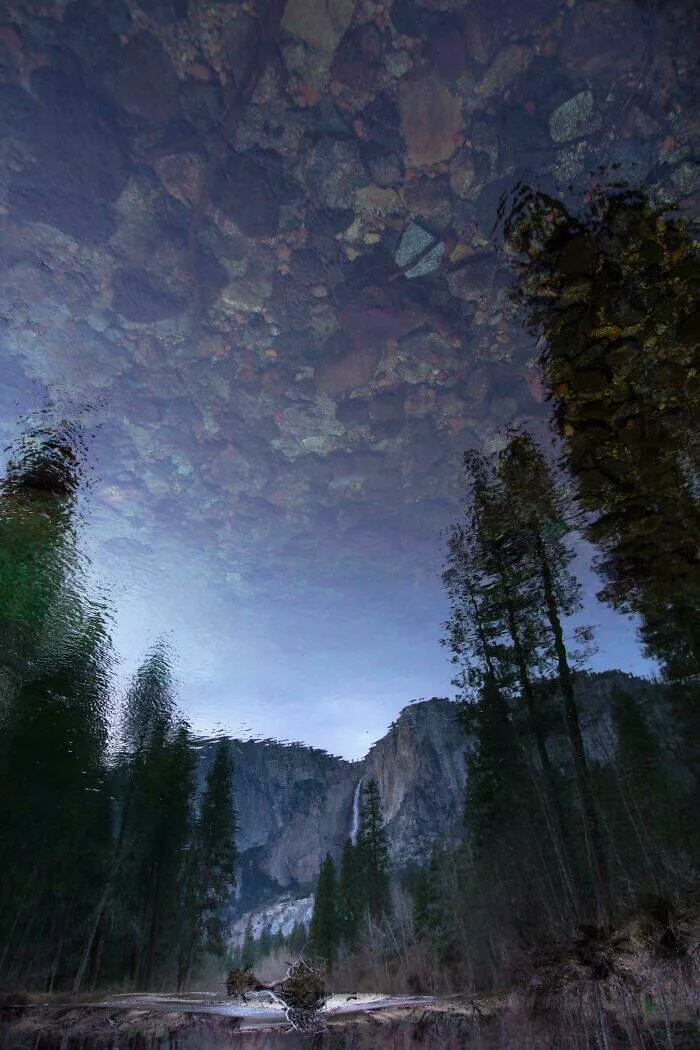 Photos so unreal youd think theyre edited - #3 Perfect Reflection Captured in Yosemite’s Waters
