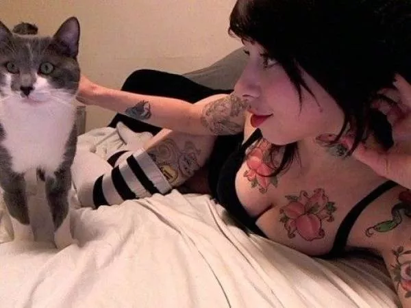 Sexy girls with hot tattoos - #28 