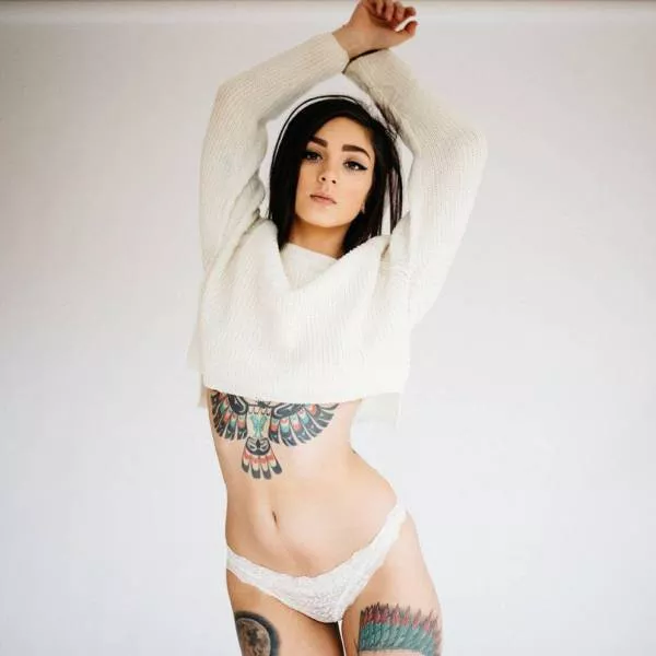 Sexy girls with hot tattoos - #35 