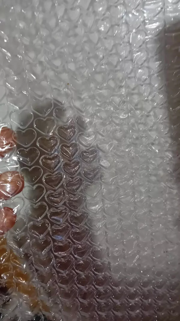 Hunting everyday hidden treasures - #10 My eBay package came with heart-shaped bubble wrap.