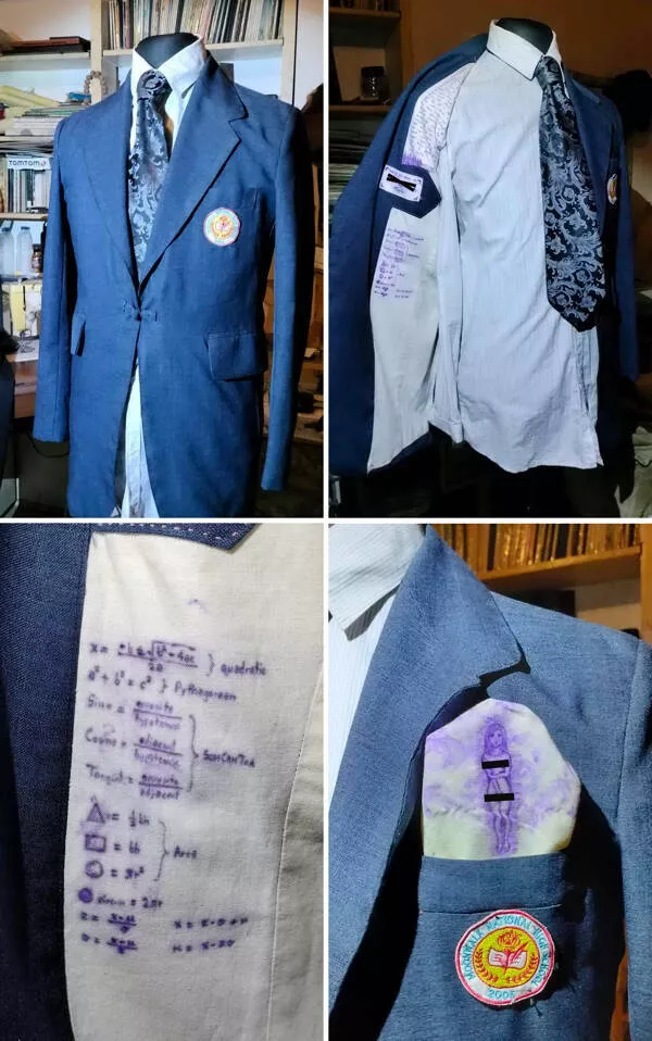 Hunting everyday hidden treasures - #3 This vintage student blazer.