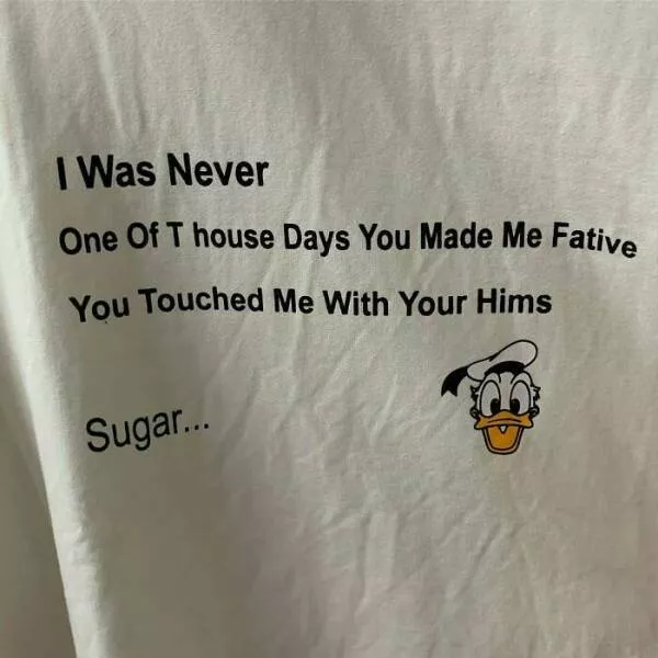 T shirts that failed esl hard - #17 