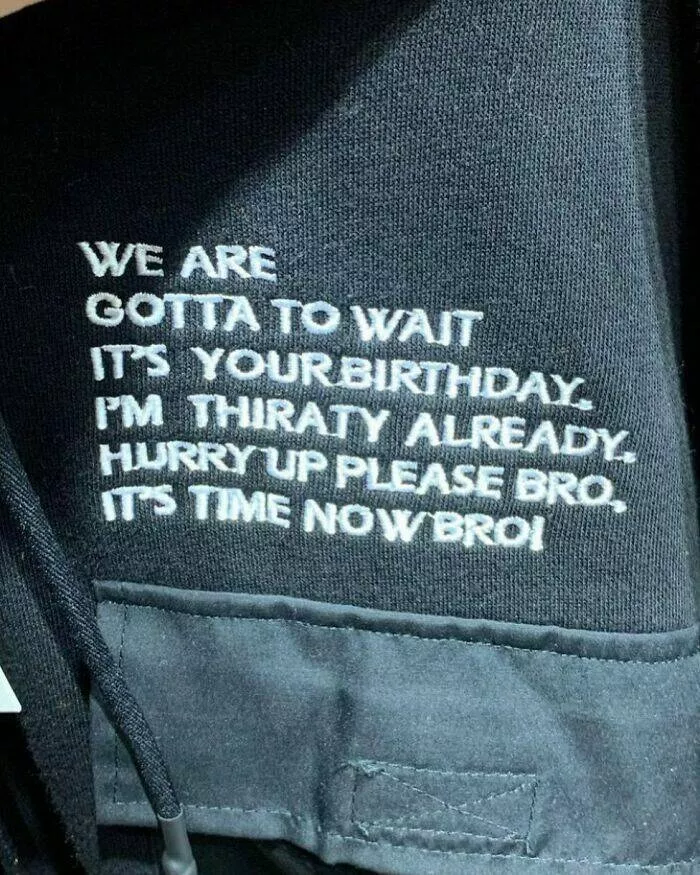 T shirts qui ont echoue de maniere epique en esl - #33 