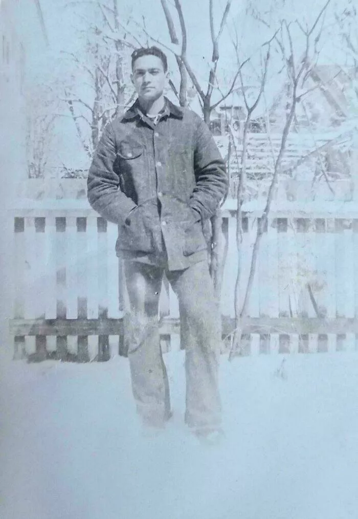 Photos du passe qui resonnent encore aujourdhui - #23 Le père de ma femme en 1941. Il a perdu la vie en décembre 1944 pendant la bataille des Ardennes