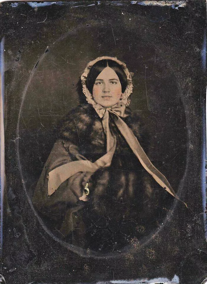 Echoes of history captured in timeless photos - #30 A Tintype Portrait Of My Great-Great-Grandmother From Around 1850