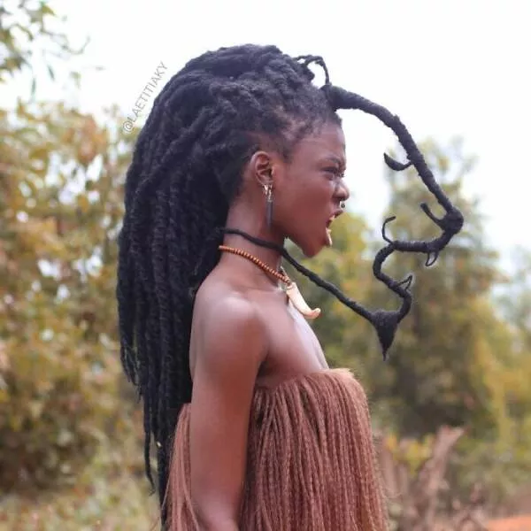 Laetitia kys amazing hair art sculptures - #11 