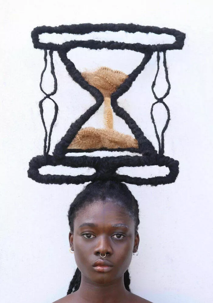 Laetitia kys amazing hair art sculptures - #24 