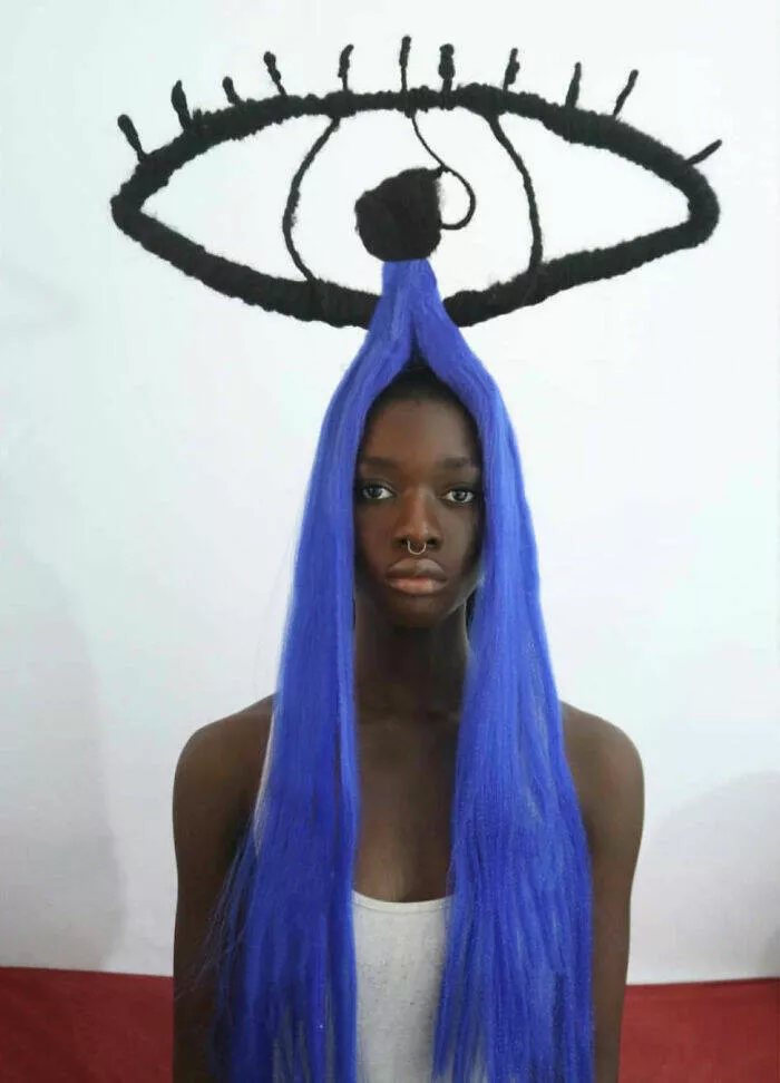 Laetitia kys amazing hair art sculptures - #28 