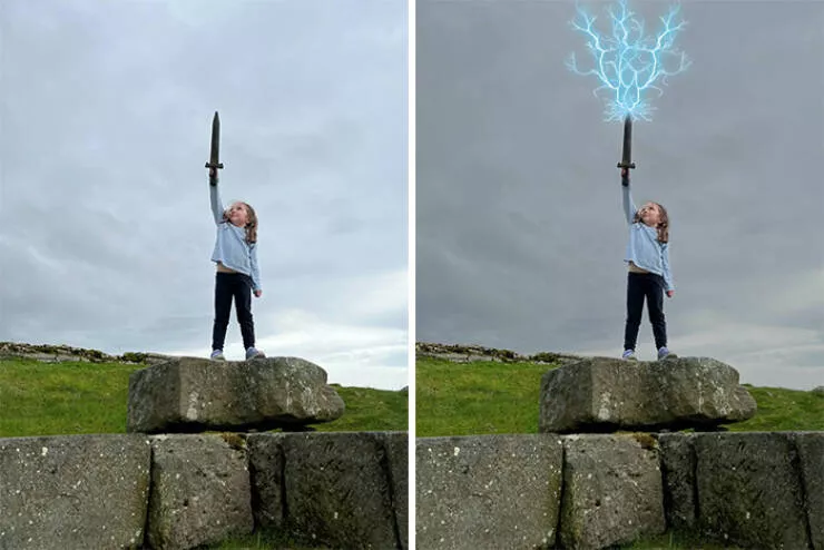 Quand des gens ont demande des retouches photo et ont eu des resultats hilarants - #4 Je veux une version magique et épique de cette photo — qui peut m’aider ?
