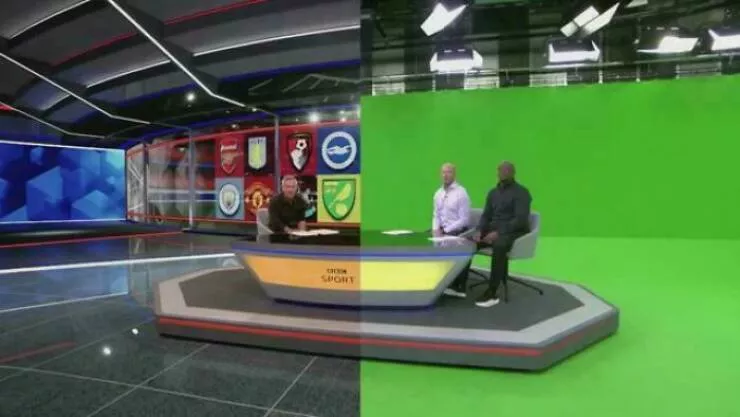 Extraordinary images showing the world from a new perspective - #20 Green Screen vs Real Studio – The Magic Of Filmmaking