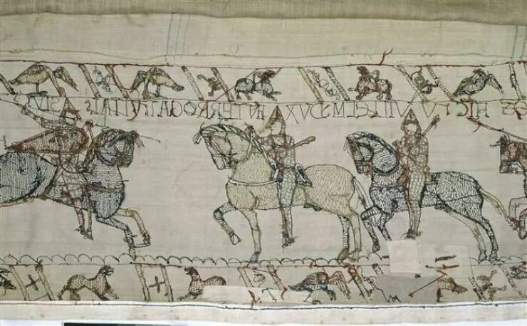 Extraordinary images showing the world from a new perspective - #25 Flip Side Of The Bayeux Tapestry Revealed