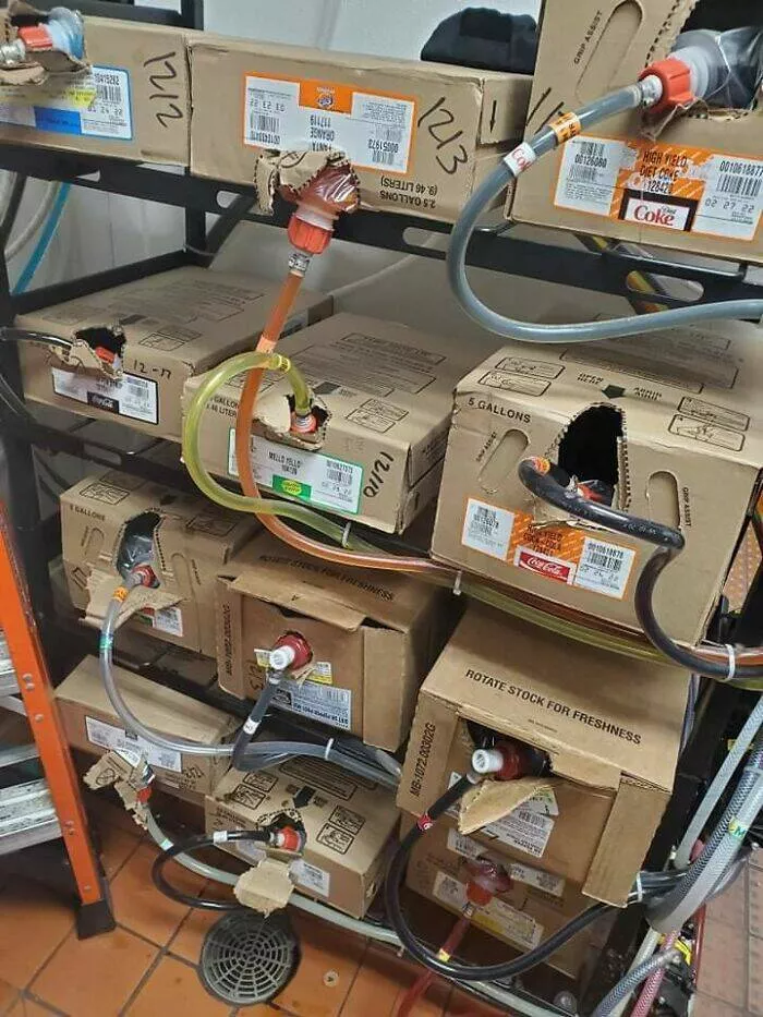 Extraordinary images showing the world from a new perspective - #38 Behind The Counter: The Rear Of A Soda Fountain