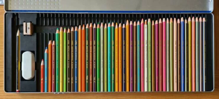 Ah bon je ne my attendais pas - #21 Préférences colorées d’un enfant visibles dans ses crayons usés