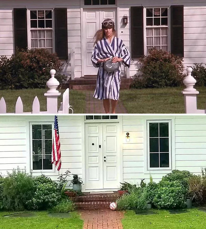Avant et apres le voyage dun homme vers des lieux de films iconiques - #19 My Stepmother Is An Alien