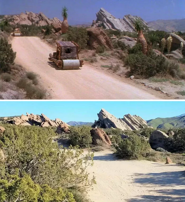 Then and now a mans journey to legendary movie spots - #2 The Flintstones