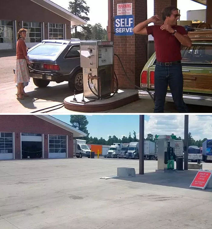 Avant et apres le voyage dun homme vers des lieux de films iconiques - #40 National Lampoon's Vacation