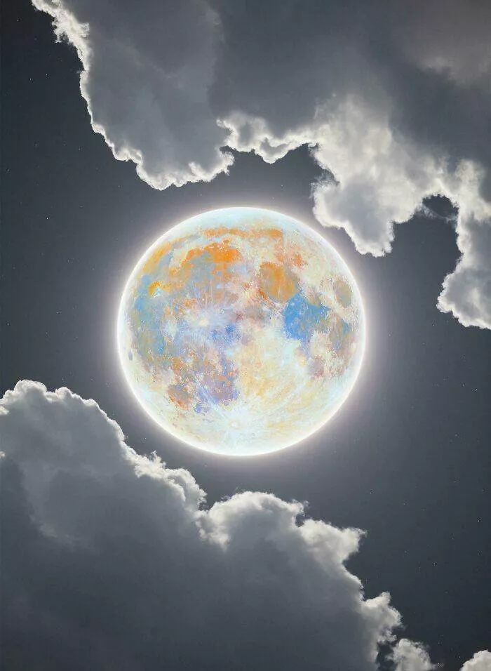 These 75 stunning photos are totally real no edits - #2 High-Res Photo Of 2024 Supermoon Taken With Backyard Telescope
